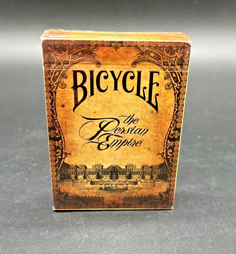 Bicycle THE PERSIAN EMPIRE regular  ed Playing Card deck NEW/SEALED 2013