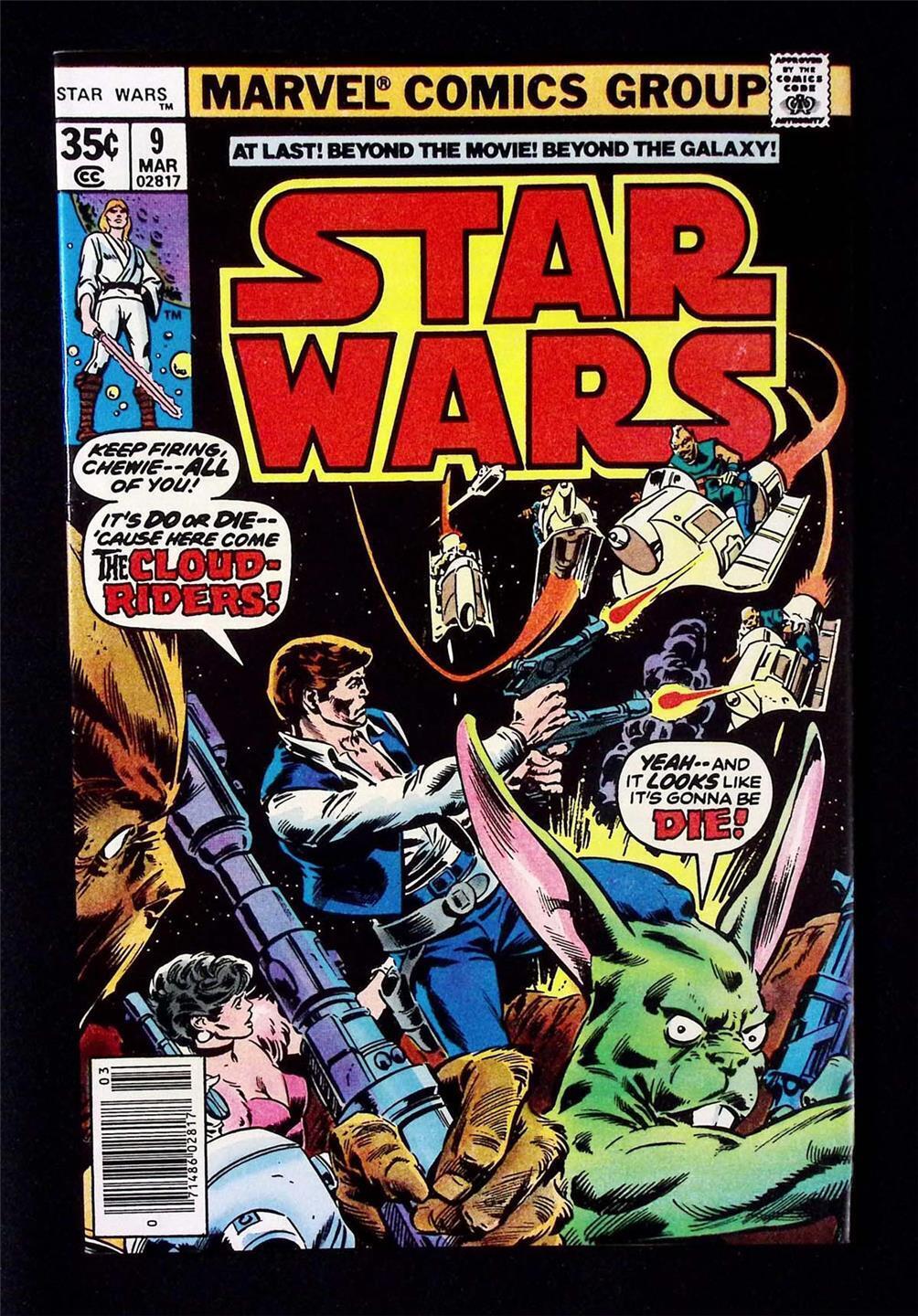 Star Wars #9 Marvel 1978-1st app. Cloud Riders, Jaxxon appearance News Stand NM