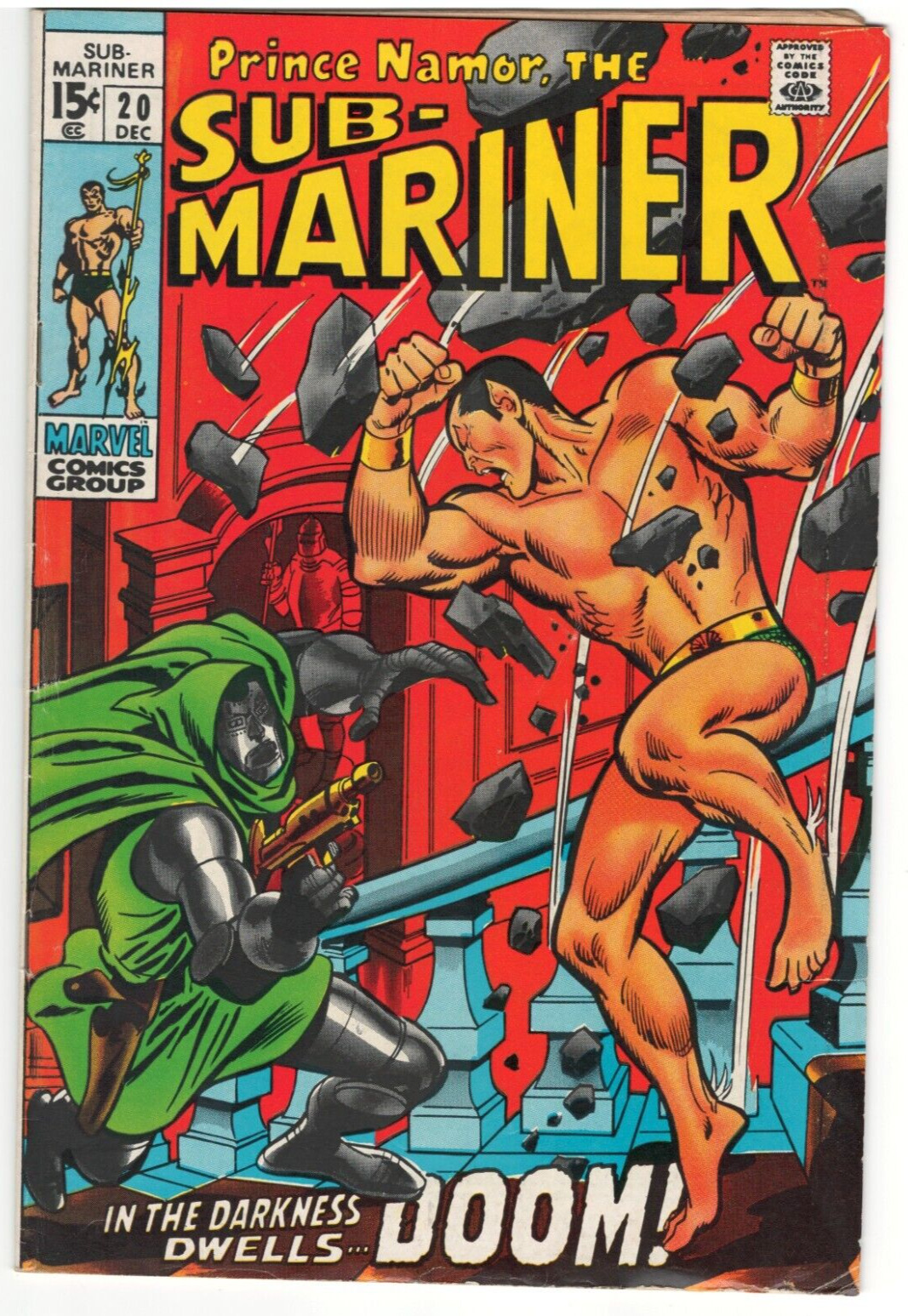 Prince Namor, The Sub Mariner #20 : MARVEL : 1969 : vs. Dr. Doom