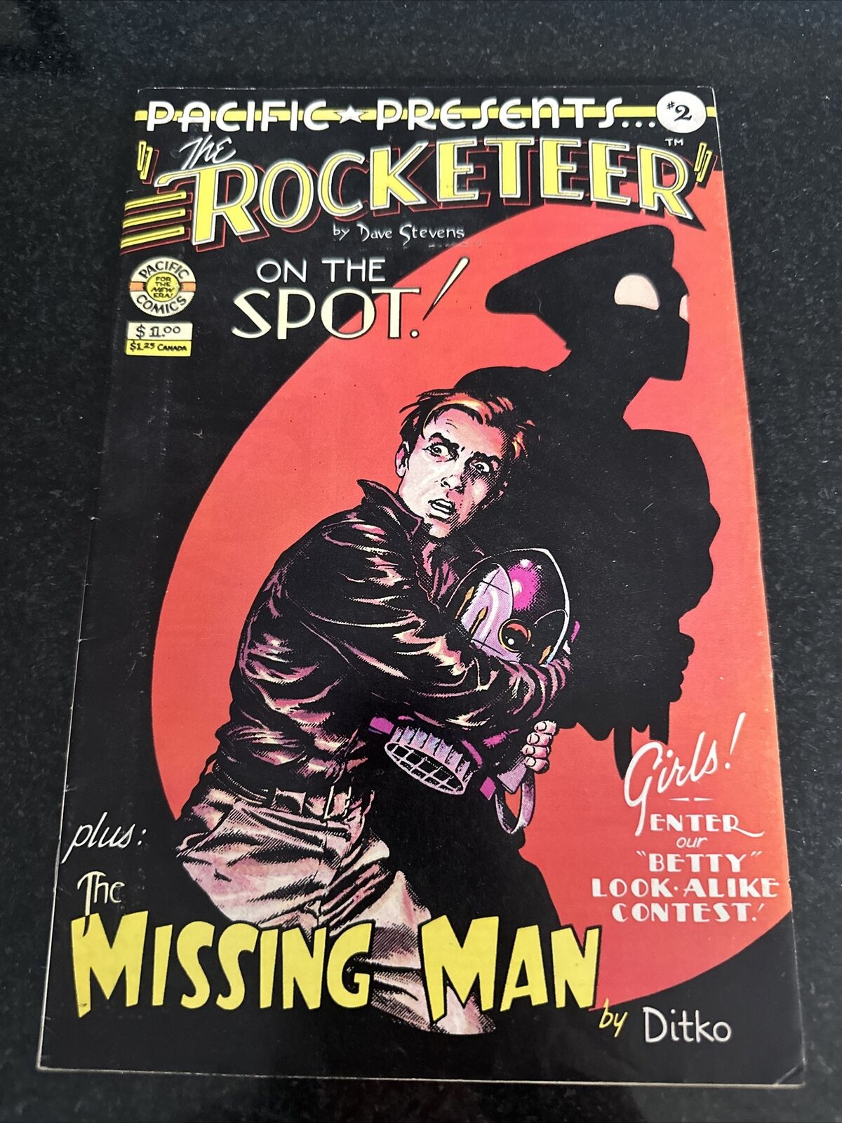 Pacific Comics presents The Rocketeer 2 1983 Dave Stevens art/Steve Ditko art