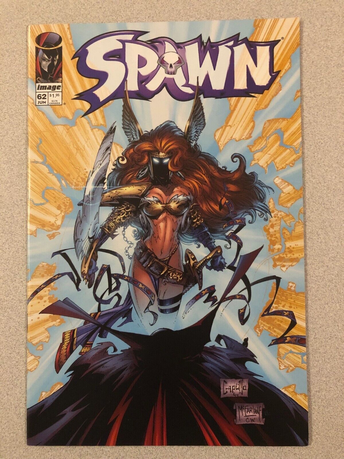 Spawn #62 Image Comics, VF/NM,  Todd McFarlane, Greg Capullo , Angela