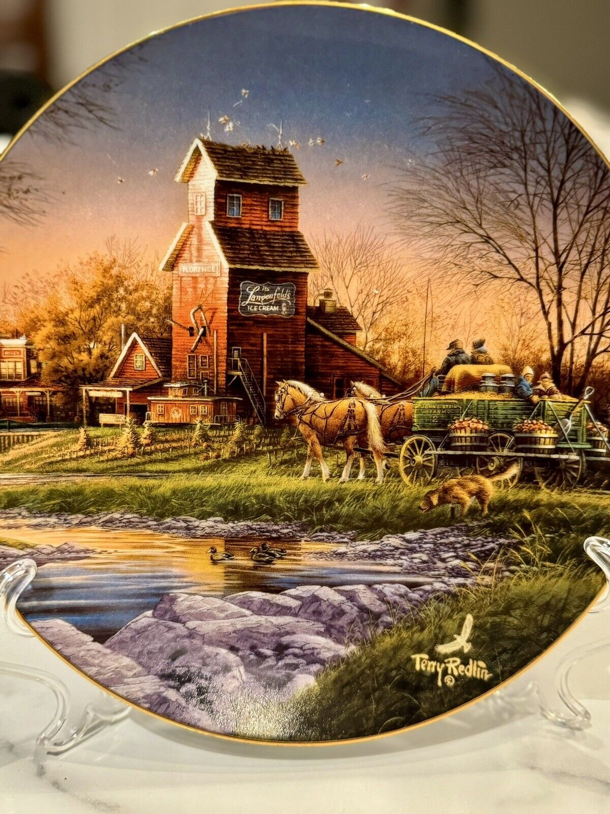 Terry Redlin’s America The Beautiful Limited Edition Porcelain Collector’s Plate