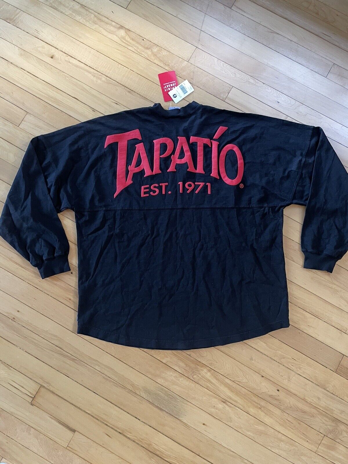 New w Tags TAPATIO HOT SAUCE Official Spirit Jersey Long Sleeves Shirt Size XL