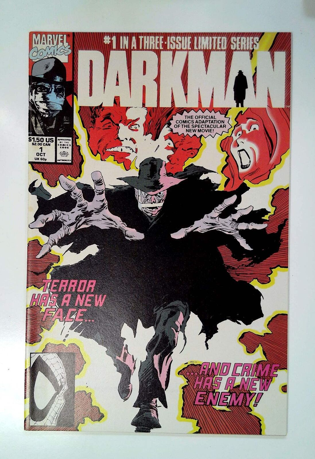 Darkman #1 Marvel Comics (1990) VF 1st Print Comic Book