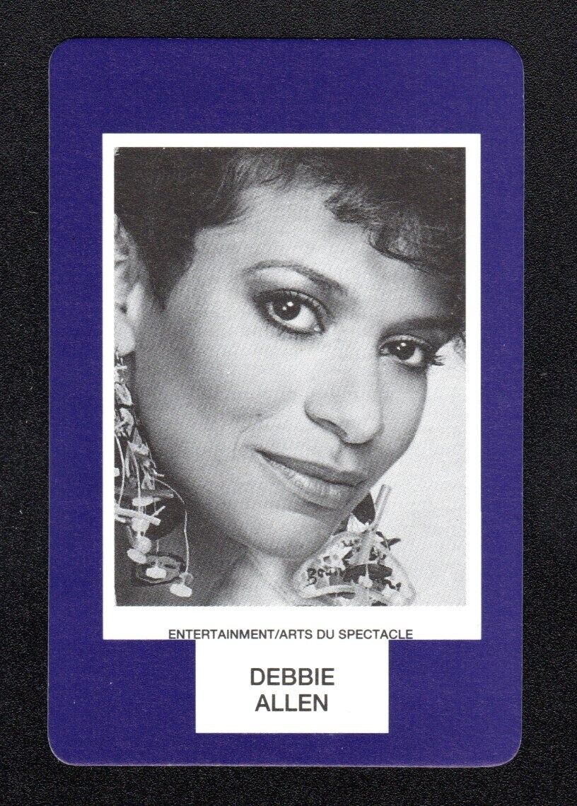 Debbie Allen Actress 1993 Face To Face Game Card Canadian Issue