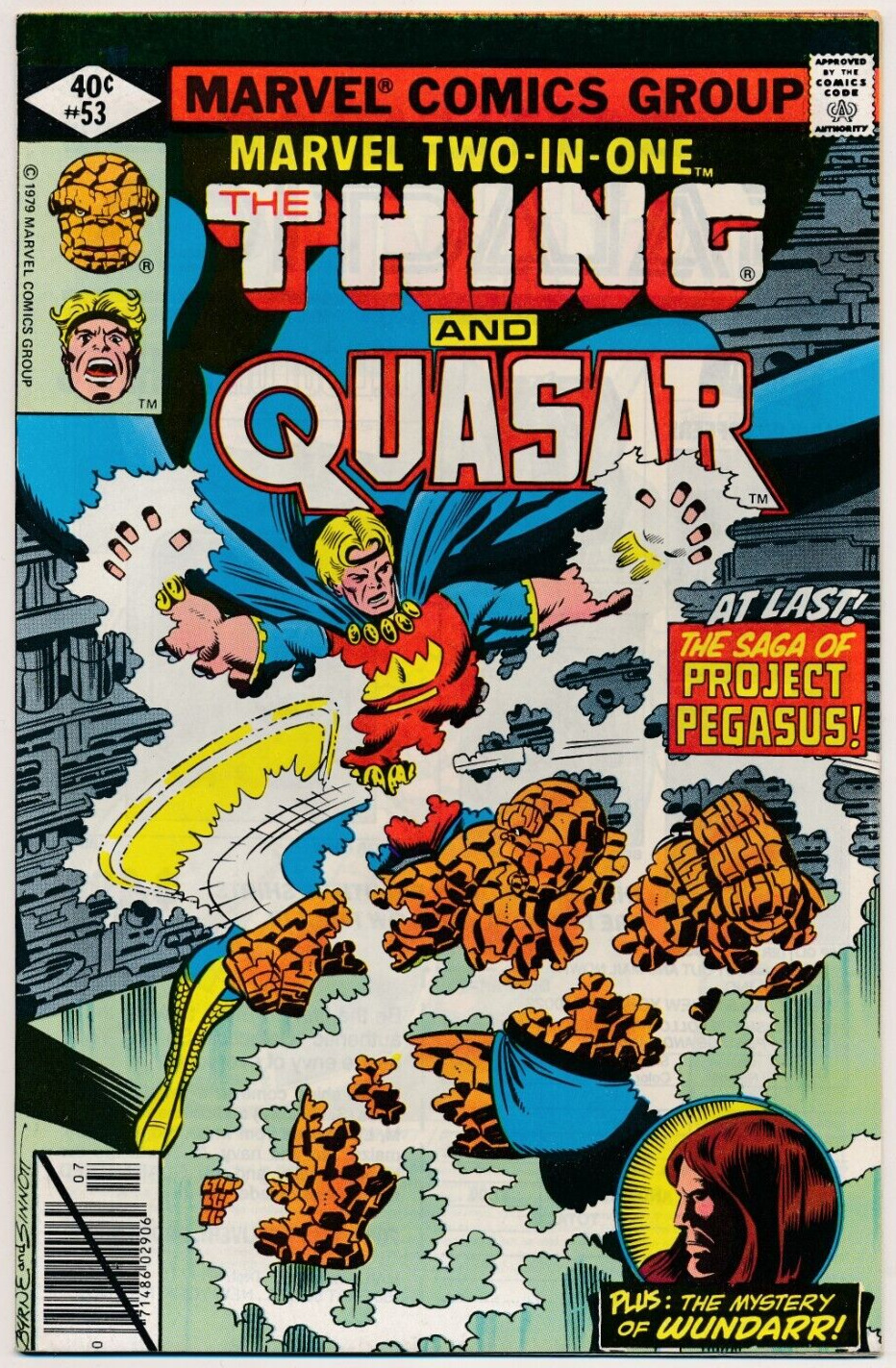 Marvel Two-In-One (Marvel, 1974 series) #53 NM Thing and Quasar
