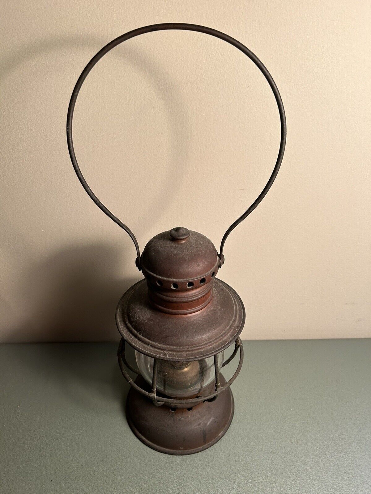 ANTIQUE ADAMS & WEST LAKE KEROSENE LAMP PATENT APRIL 28-64 CIVIL WAR ERA PATENT