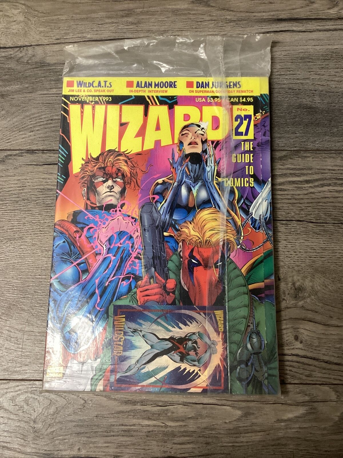 WIZARD MAGAZINE THE GUIDE TO COMICS # 27 Factory Sealed (Nov 1993) New