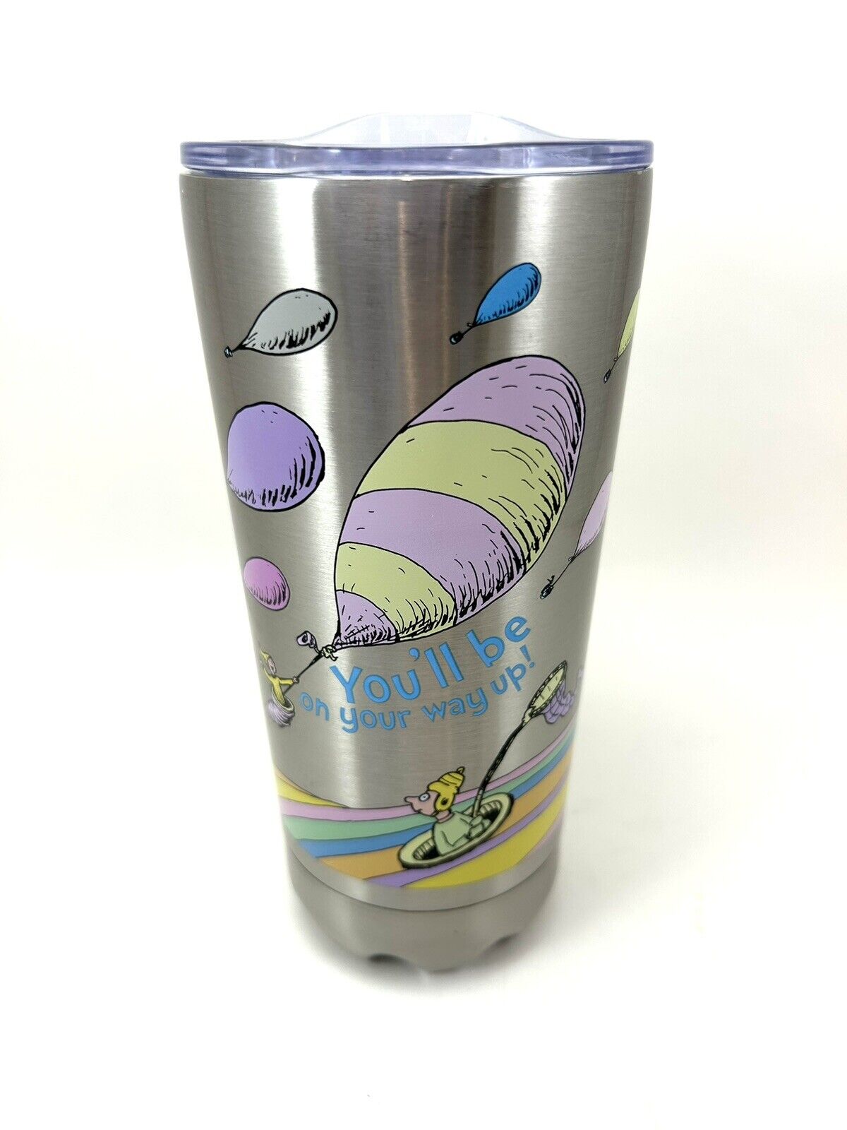 Dr Seuss You\'ll Be on Your Way Up Stainless Steel Travel Tumbler 20 Oz Mug Go