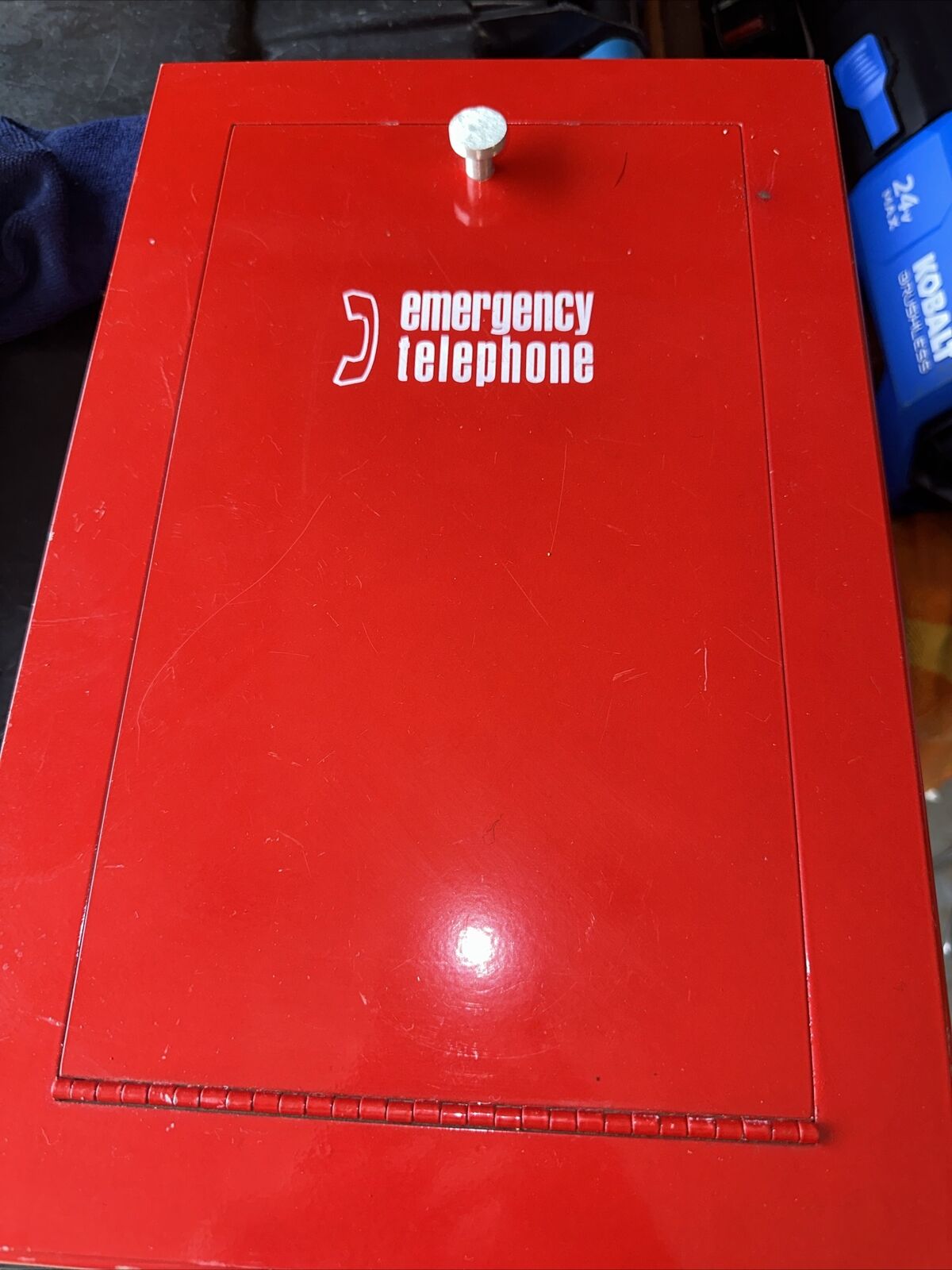 Vintage Red Emergency Call Box Red Phone