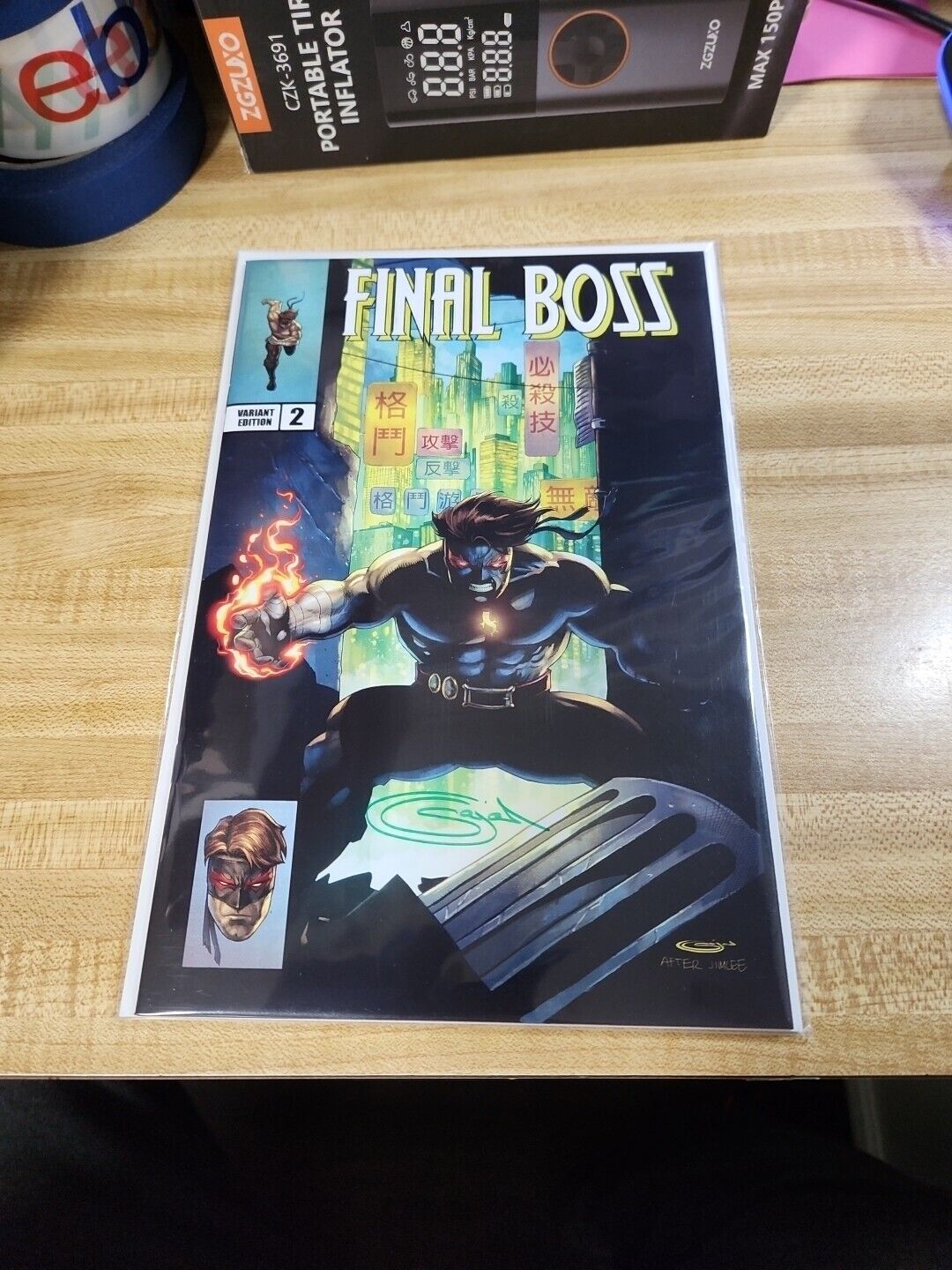 Final Boss Wolverine Homage  Trade Variant Edition #2 Signed Book Sajad Shah COA