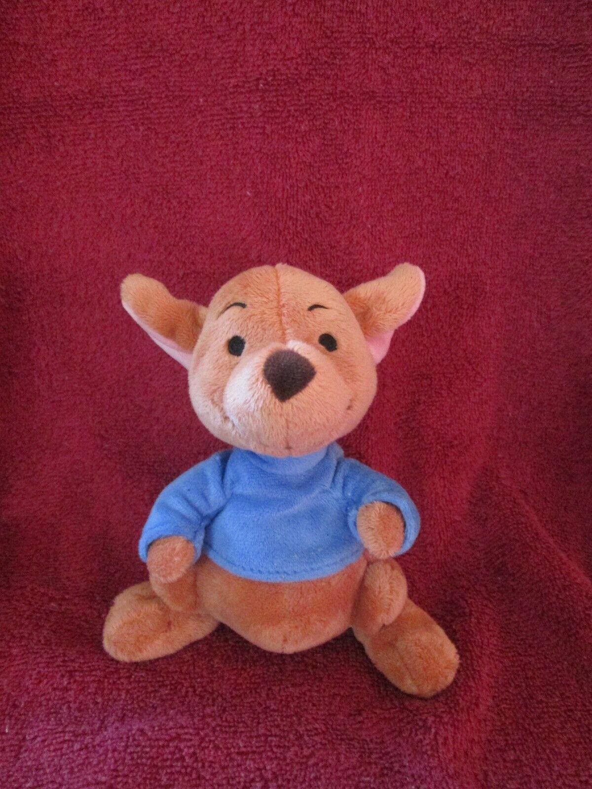 Disney Winnie The Pooh Roo Plush Toy Stuffed Animal Kangaroo , Disney Store 7”