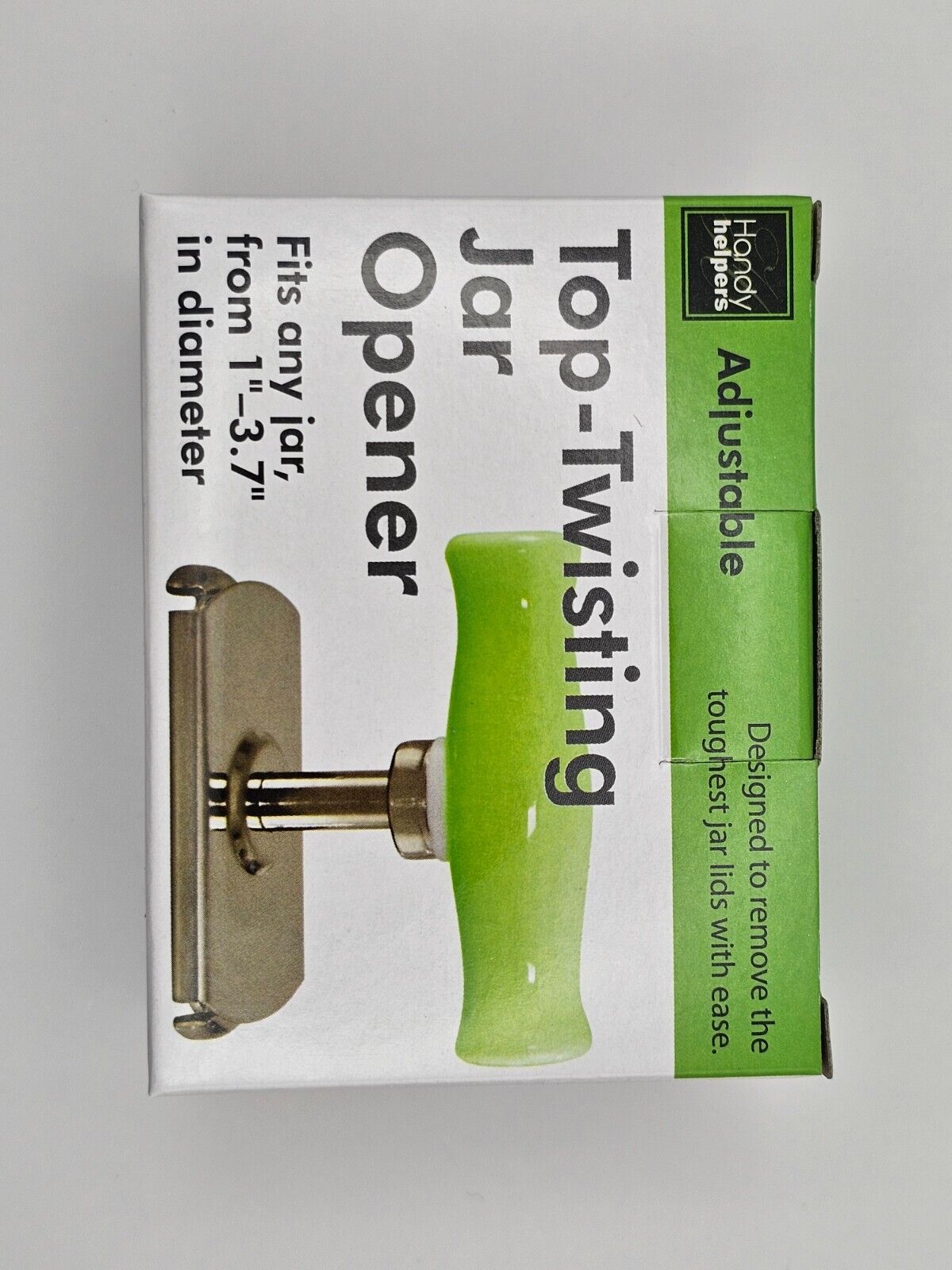 green top-twisting jar opener