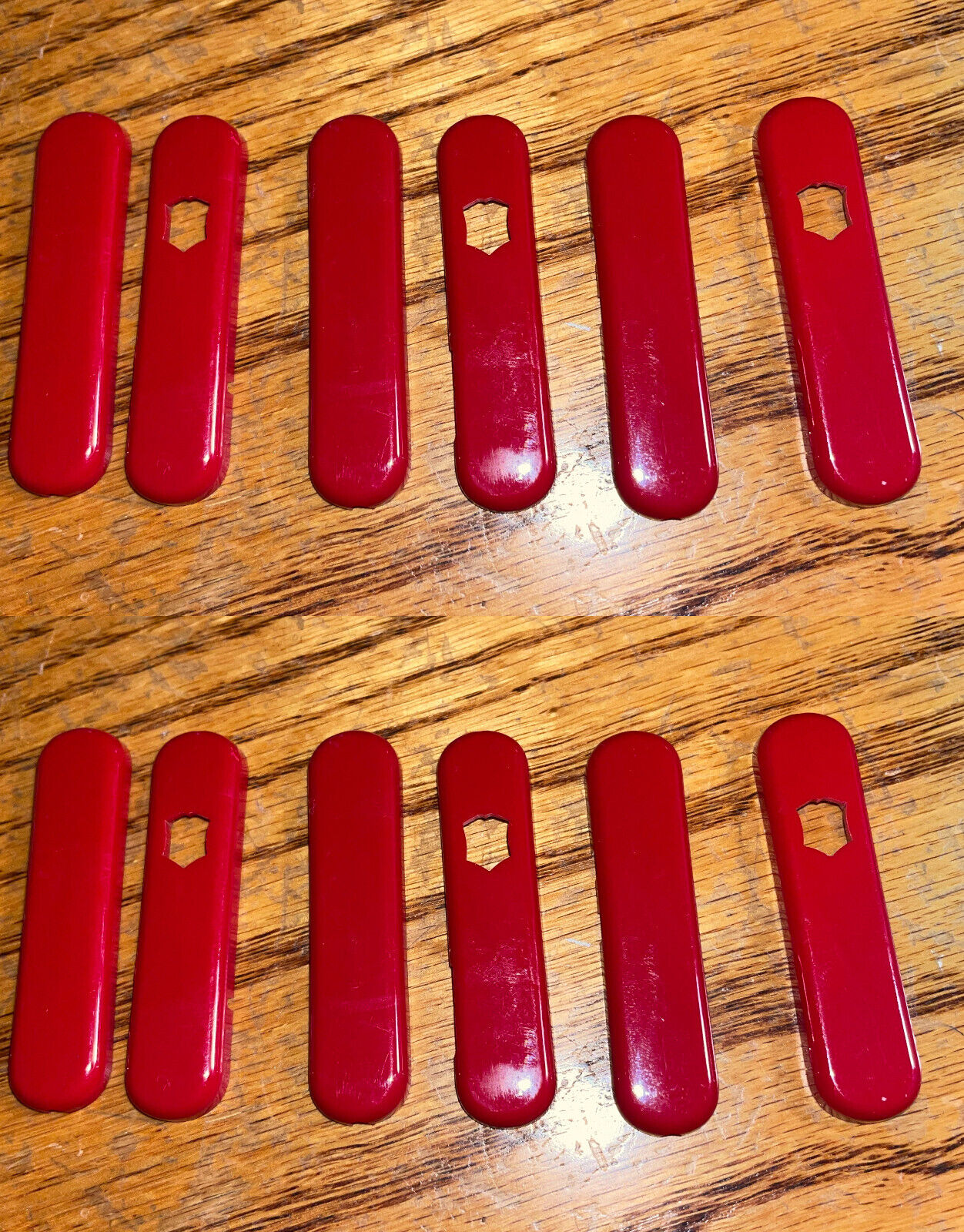 Pre-Owned Lot of 6 Kits Victorinox 58mm HANDLES for Midnite Series 2 Piece