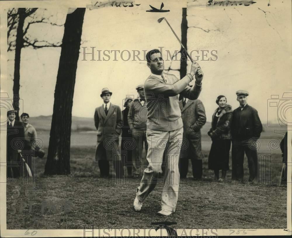 1933 Press Photo Golfer George Dawson - ftx03727