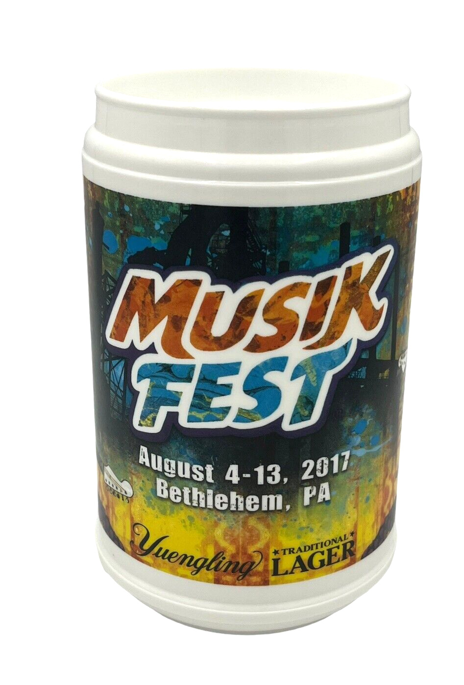 2017 Musikfest Collectors Beer Mug Bethlehem, PA No Lid