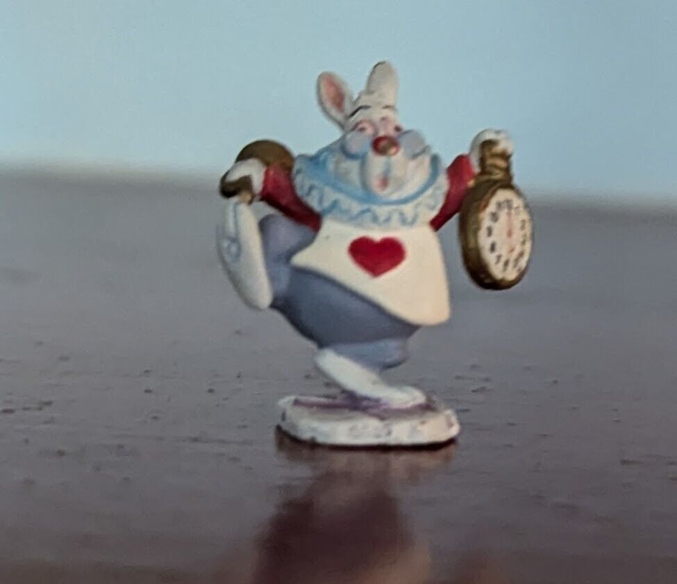 Disney Alice in Wonderland White Rabbit WDCC Mini-fig Vintage