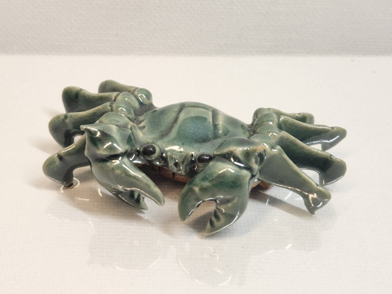 Miniature Mudmen Clay Crab Mudman Mud Men Ceramic Bonsai Animal Figure Figurine