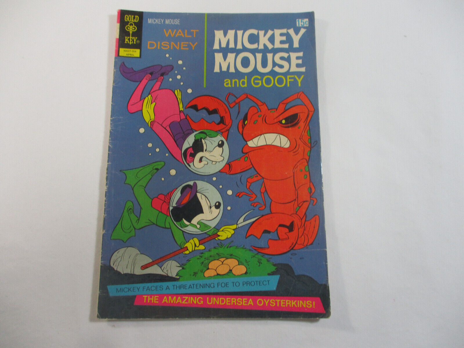 Gold Key Walt Disney Mickey Mouse And Goofy #135 Bronze Age 1972 Comic Book