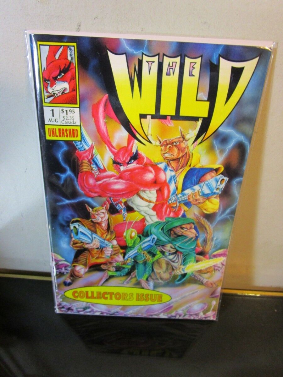 THE WILD #1 UNLEASHED COMICS,1988 BAGGED BOARDED ~