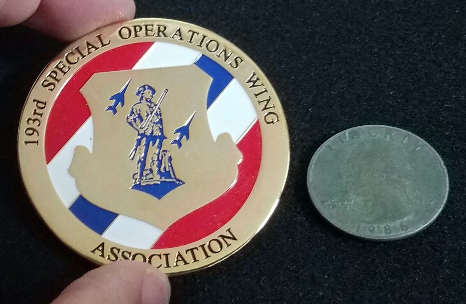 RARE 193d 193rd Special Operations Wing SOW SOCOM AFSOC USAF US Challenge Coin