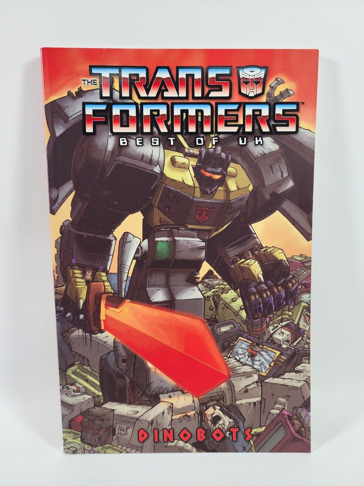 Transformers: Best of the UK - Dinobots Paperback First Print by Simon Furma