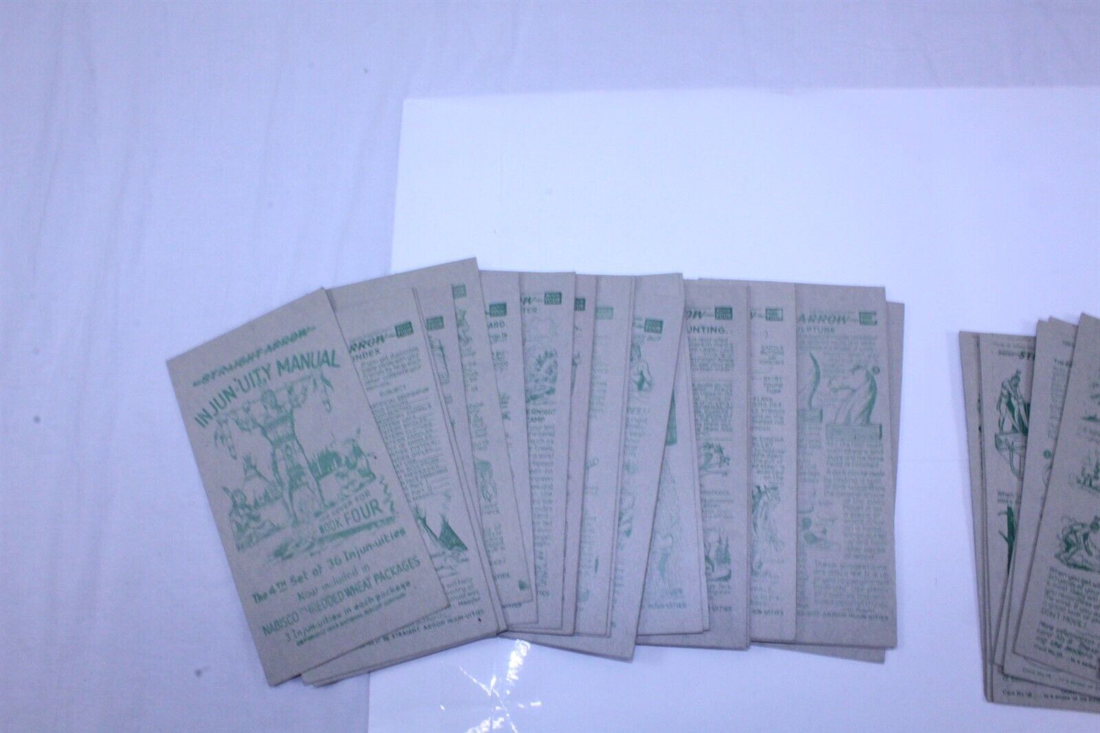 1950\'s Nabisco Shredded Wheat Injun-uity Manual Cards Book 3 & Book 4