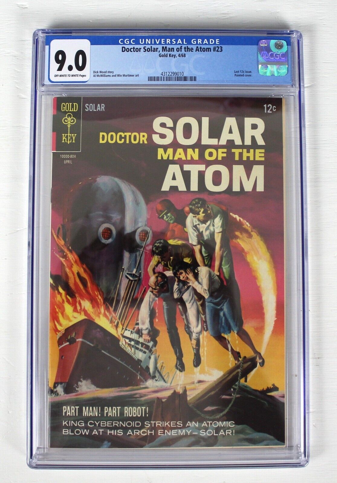 Doctor Solar, Man of the Atom #23 CGC 9.0 Gold Key Comic OW-W Pages 4/68 VF/NM