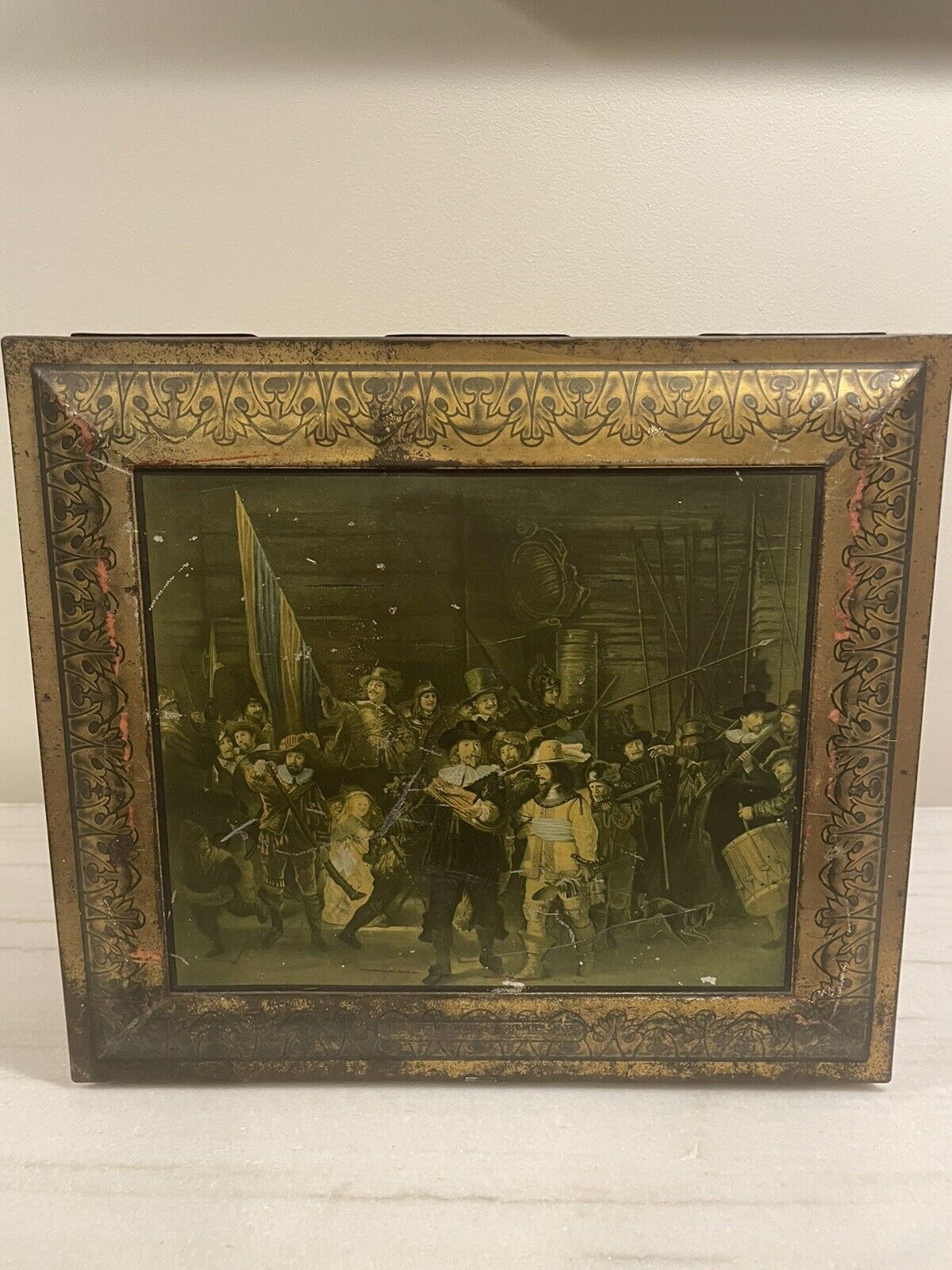 Rare Early 1900s Beech-Nut Rembrandt Tin