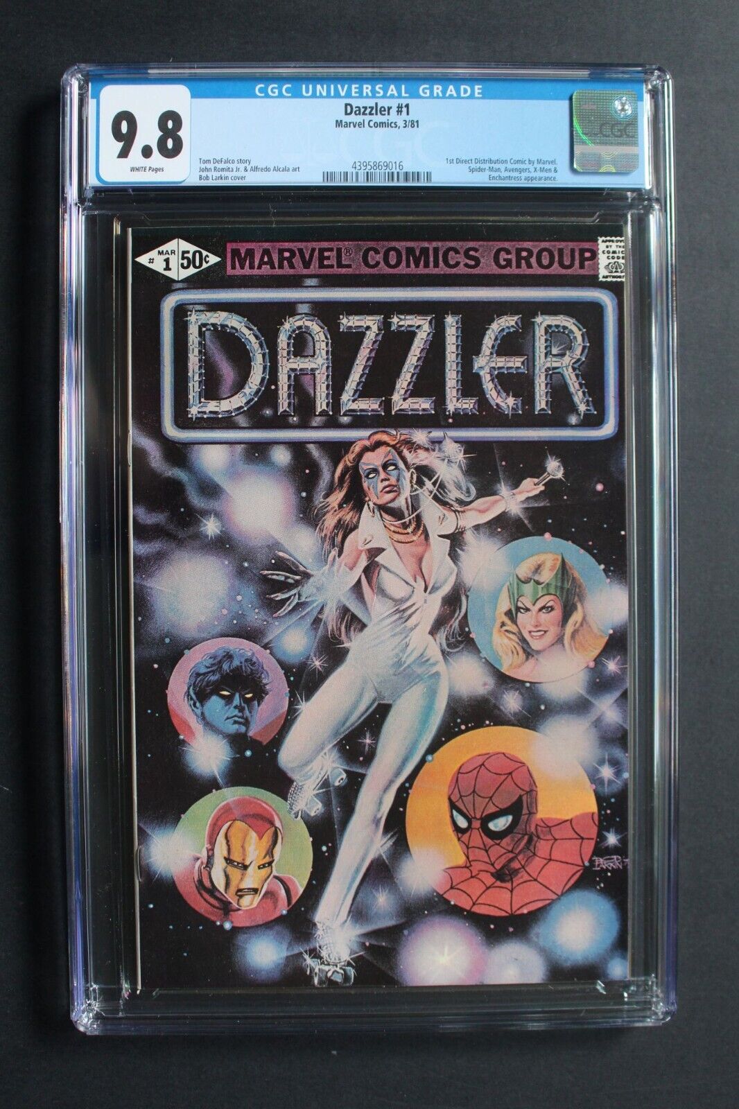 DAZZLER #1 1st Solo Alison Blaire 1981 TAYLOR SWIFT Deadpool-3 MCU MOVIE CGC 9.8