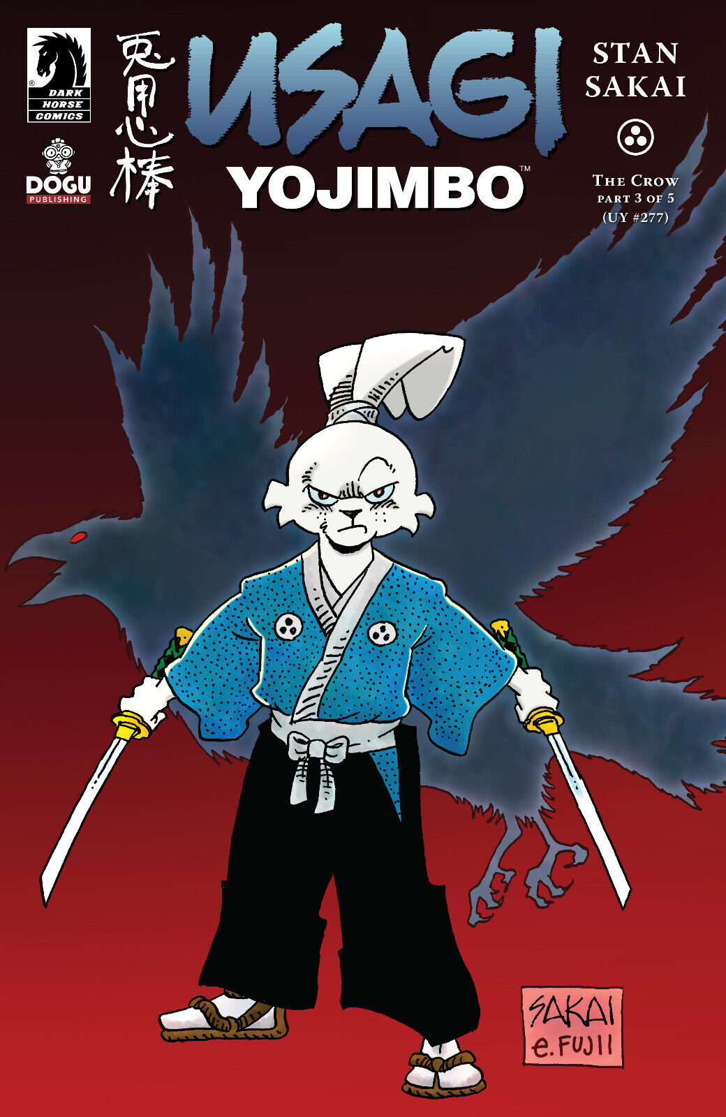 Usagi Yojimbo: The Crow #3 CVR A, B or C 1:40 Arita Mitsuhiro 6/12/24 PRESALE