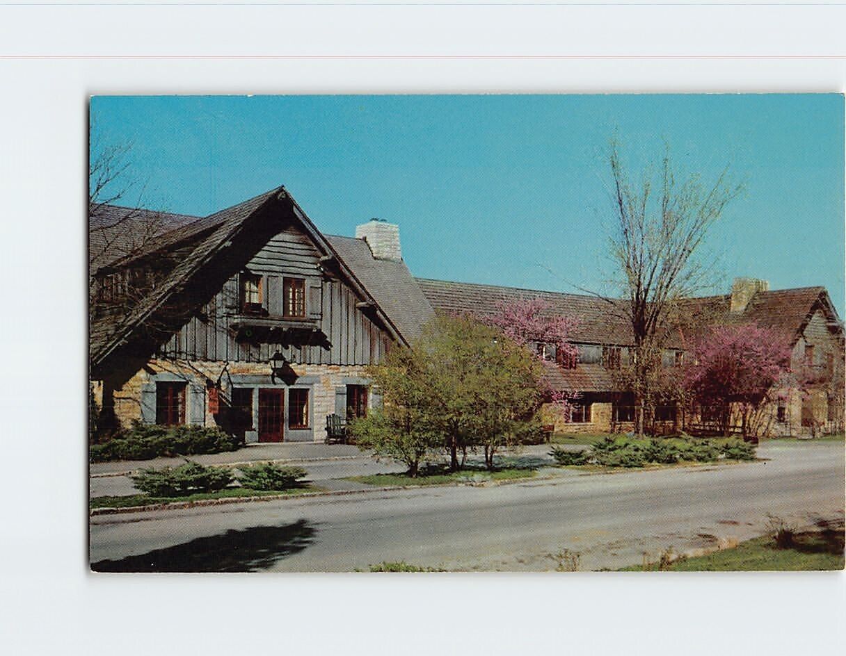 Postcard Pere Marquette Hotel Lodge Grafton Illinois USA