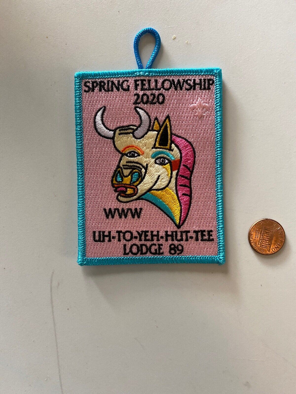 Uh-to-yeh-hut-tee Lodge 2020 Spring Fellowship Patch Order of the Arrow ABC-261G