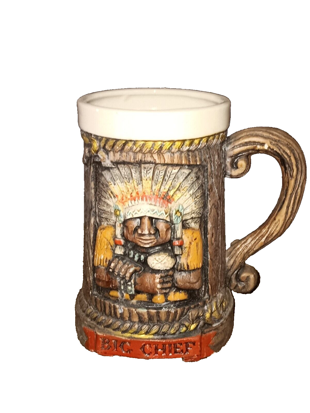 Vintage Napcoware Native American Drinking Mug \
