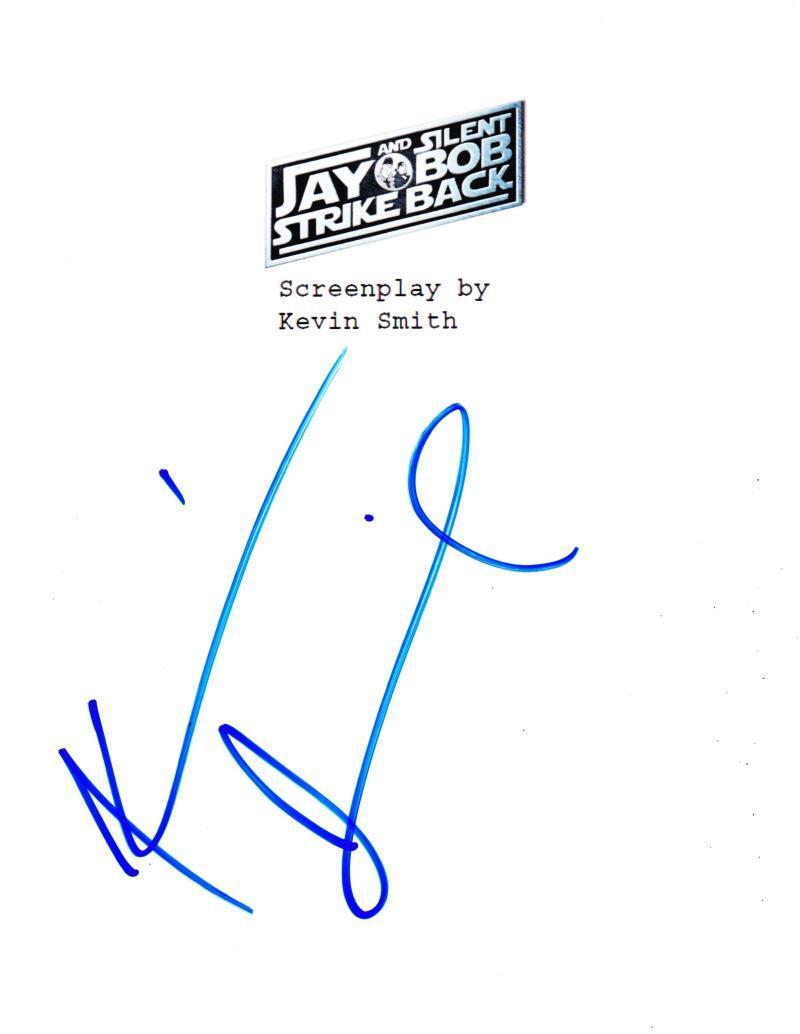 KEVIN SMITH SIGNED JAY AND SILENT BOB STRIKE BACK FULL SCRIPT AUTOGRAPH COA