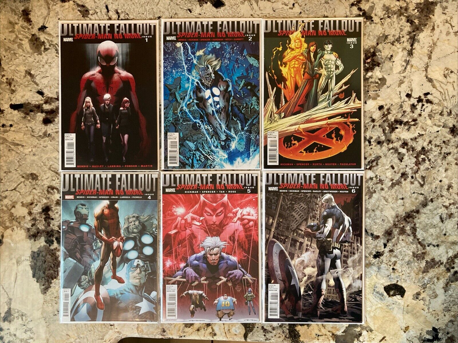 Ultimate Fallout 1 2 3 4 5 6 1st Miles Morales New Spider-Man Complete Run Lot