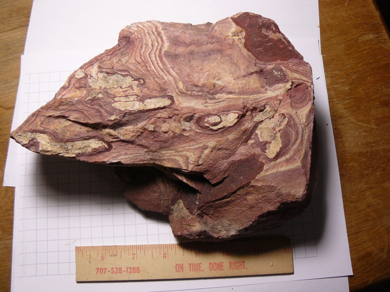 8 lb Wonderstone Jasper Rhyolite chunk from Vernon Hills, Utah  9\