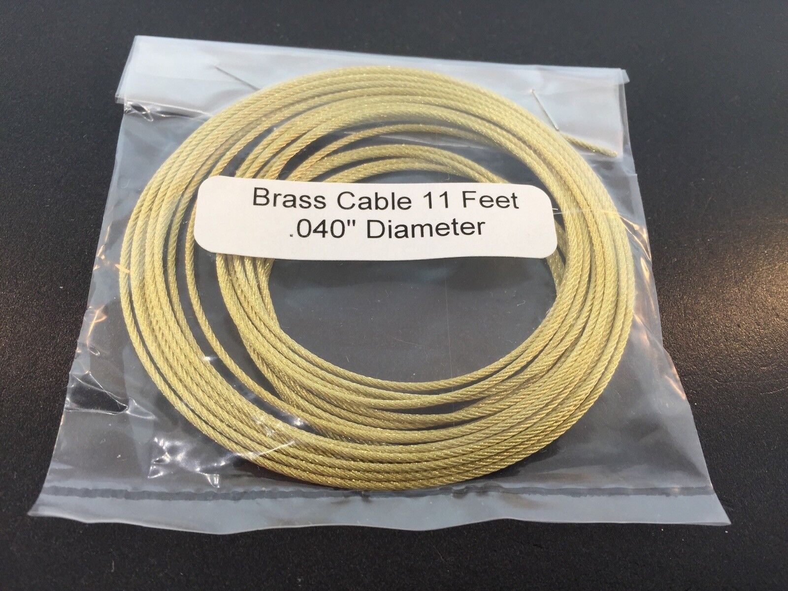 Brass Cable for Weight Regulator Clocks .040\