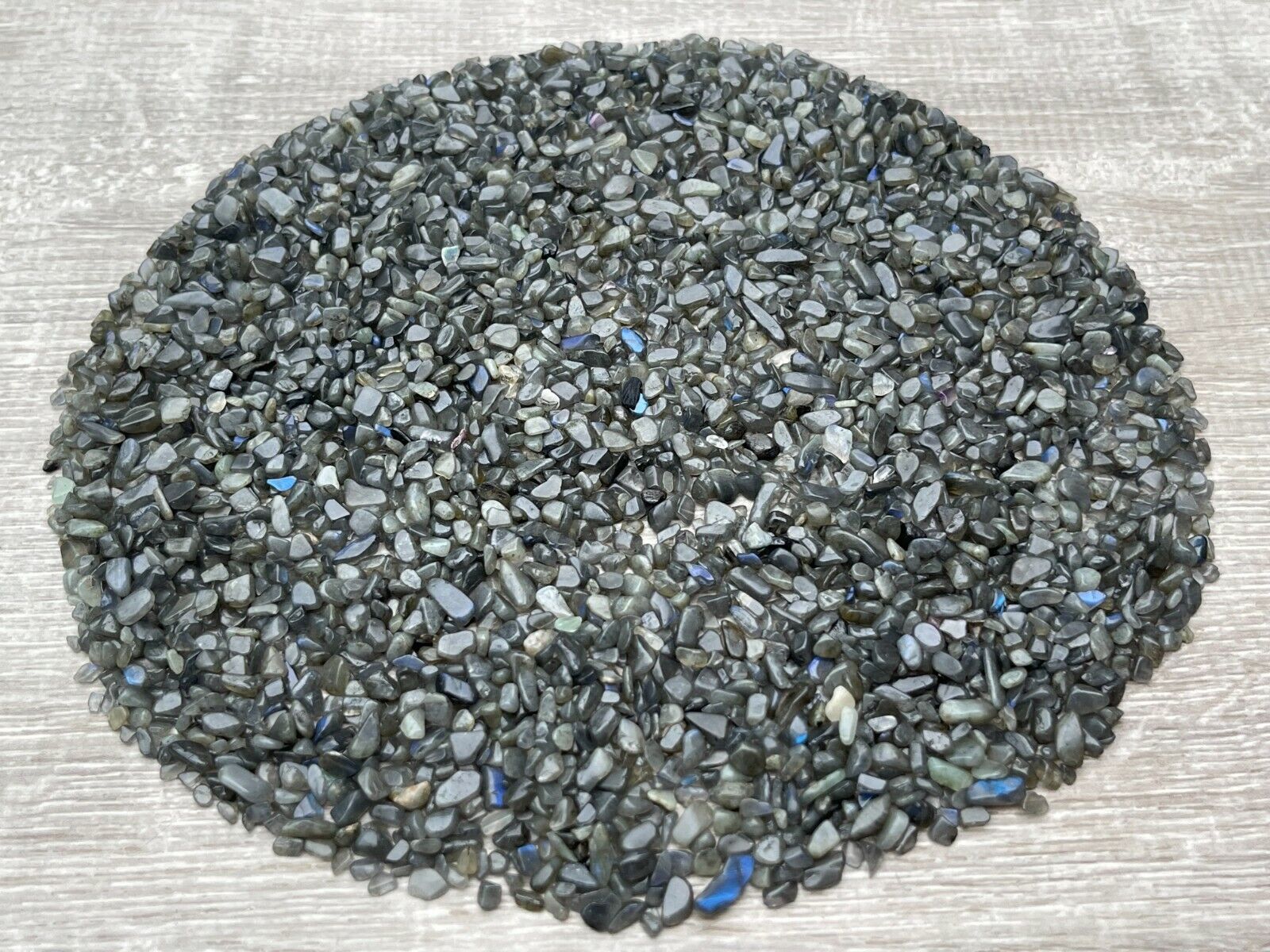 Grade A++ Labradorite Black Semi Tumbled Gemstone Mini Chip 3-10mm,Wholesale Lot
