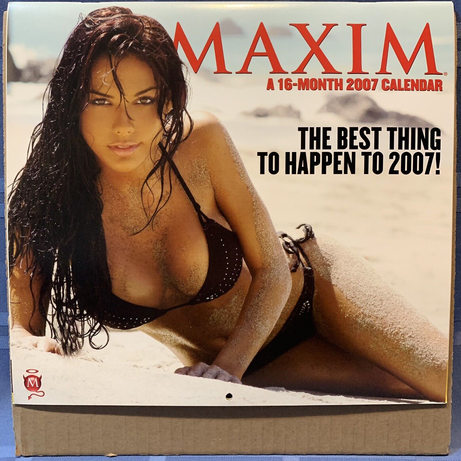 Maxim 2007 16-month swimsuit models calendar Chrissy Teigen