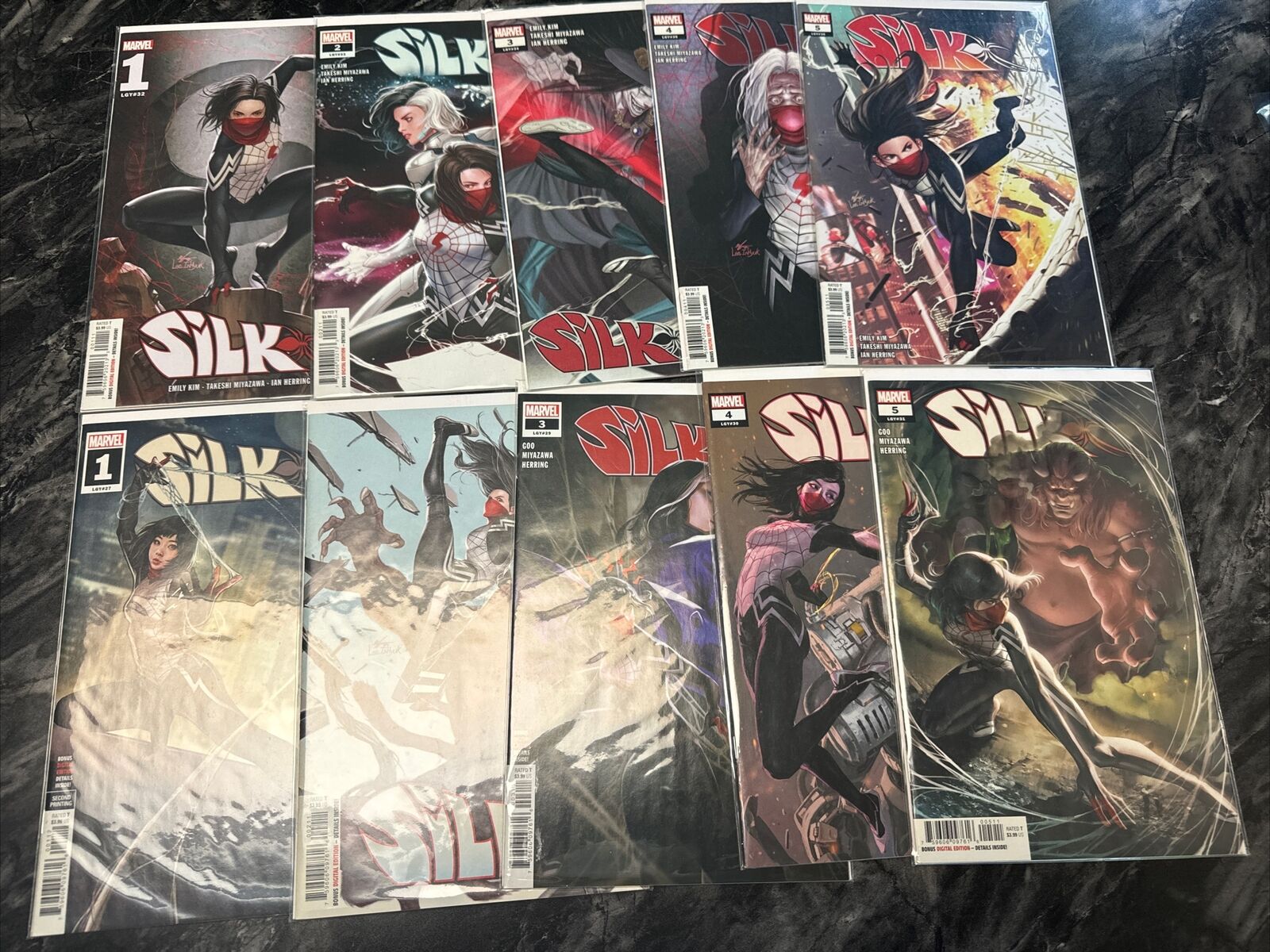 SILK 1-5 2 vol lot 2021 Marvel  NM