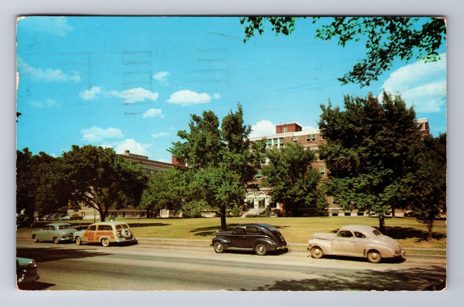 Wichita KS-Kansas, Wesley Hospital, Nurse Training, Antique Vintage Postcard