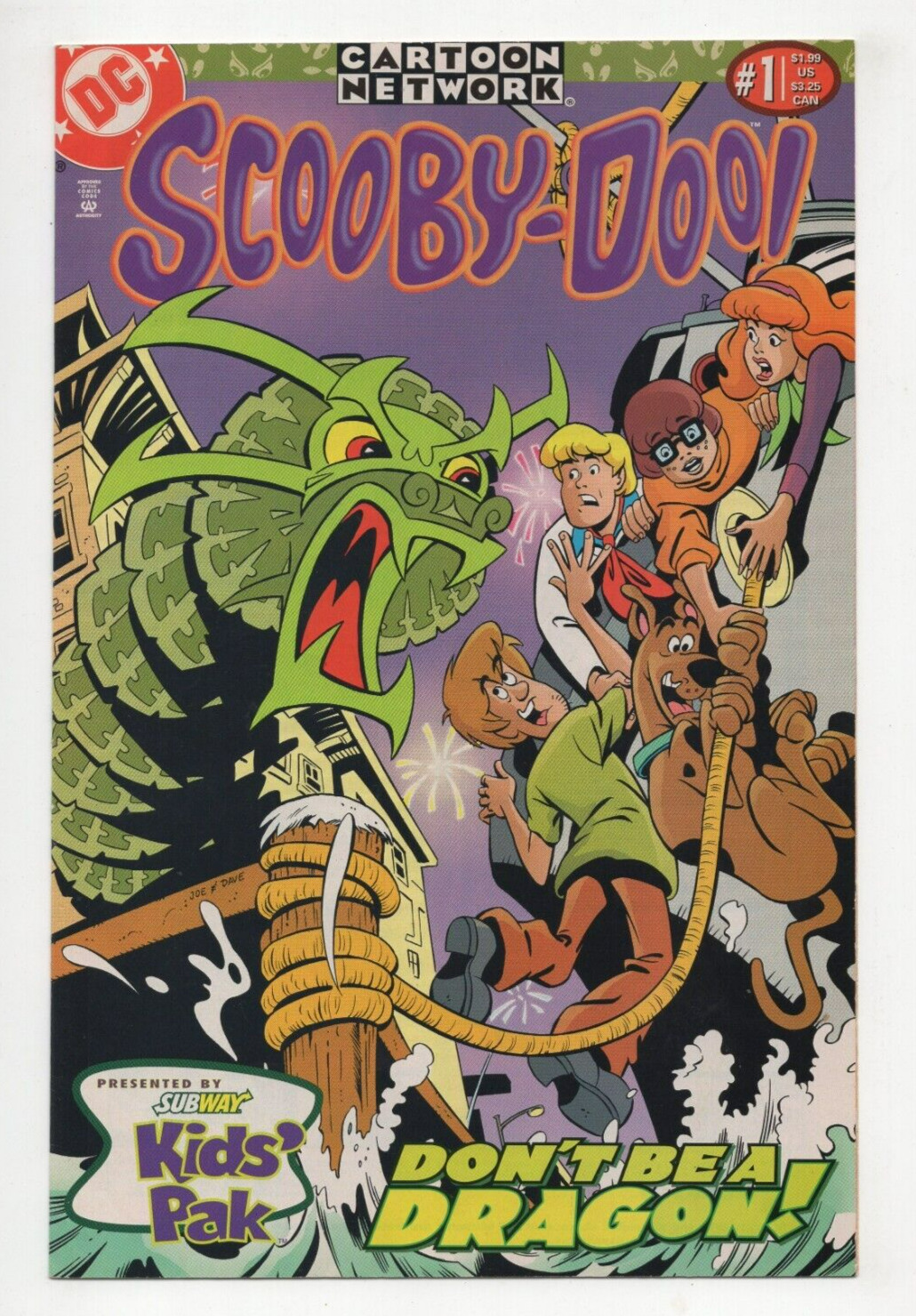 Scooby-Doo #1 5.0 (W) VG/FN Subway Kids\' Pak Promo DC Comics 2003 HTF