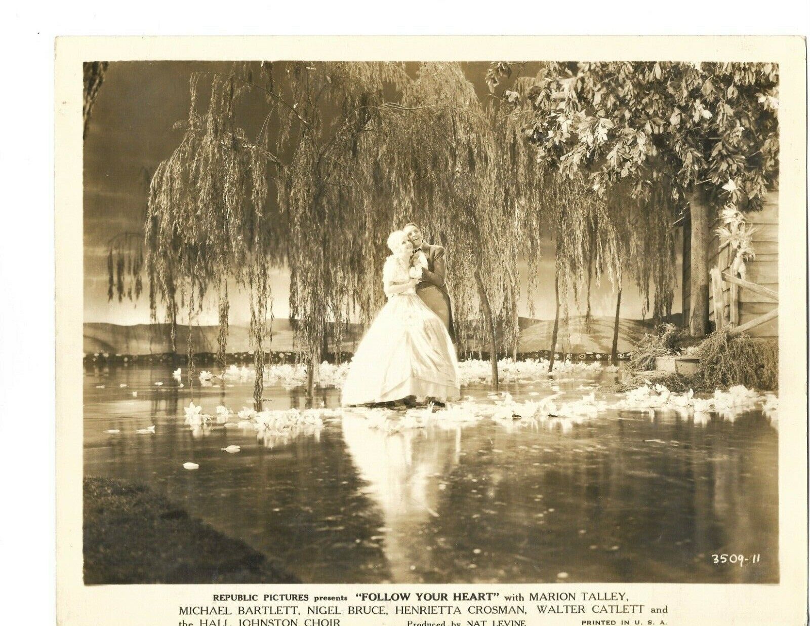 Marion Talley + Michael Bartlett in FOLLOW YOUR HEART ORIGINAL 1936 PHOTO 77