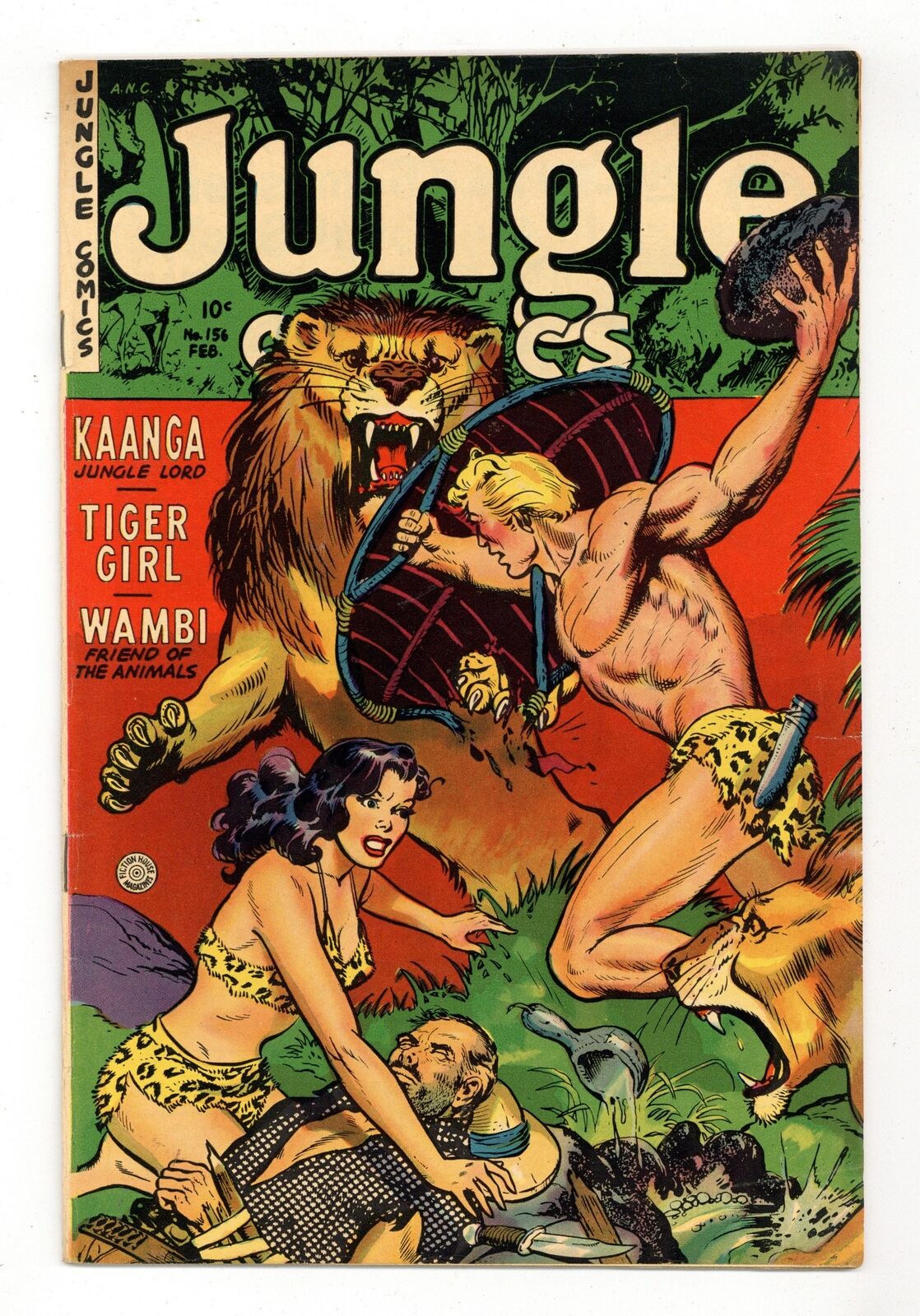 Jungle Comics #156 FN- 5.5 1952