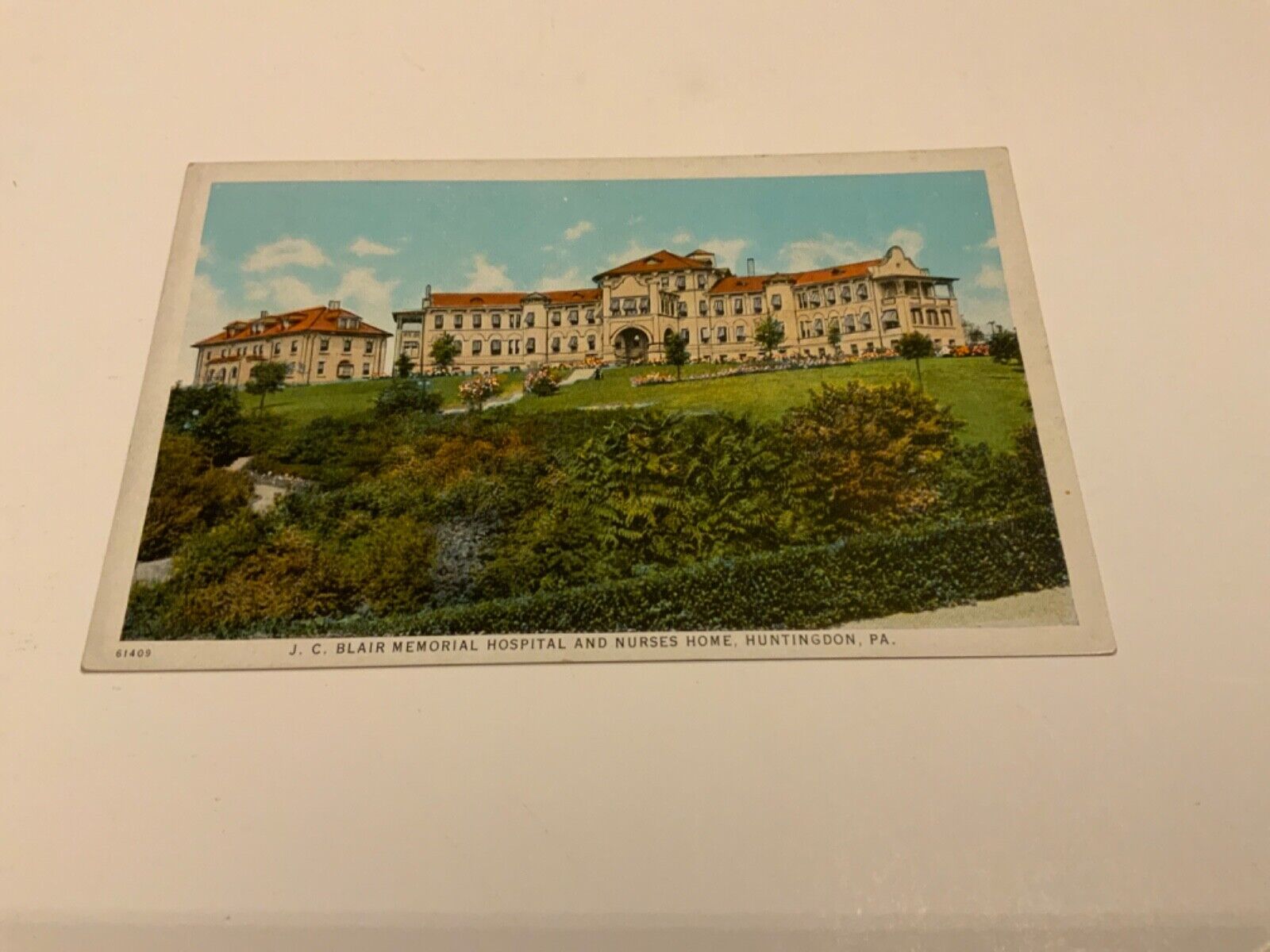 Huntingdon, PA. ~ J.C. Blair Memorial Hospital and Nurses Home- Vintage Postcard
