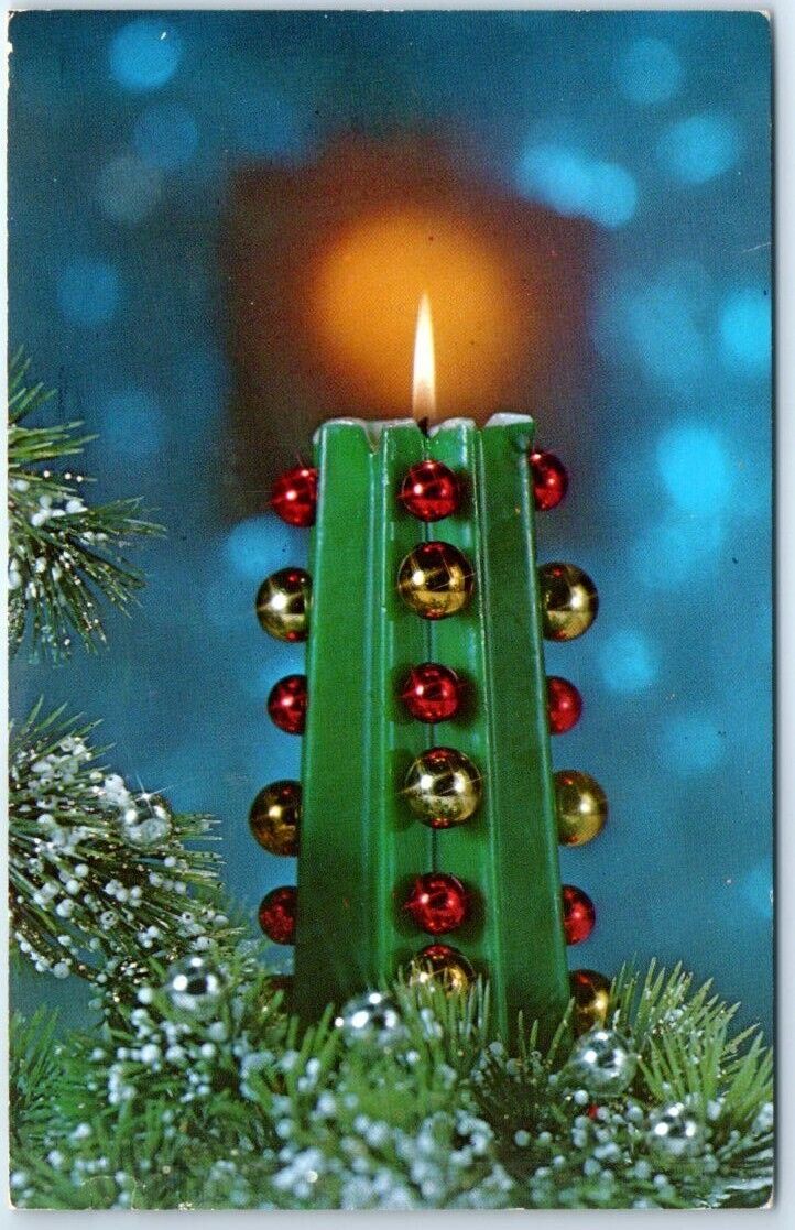 Postcard - The Christmas candle