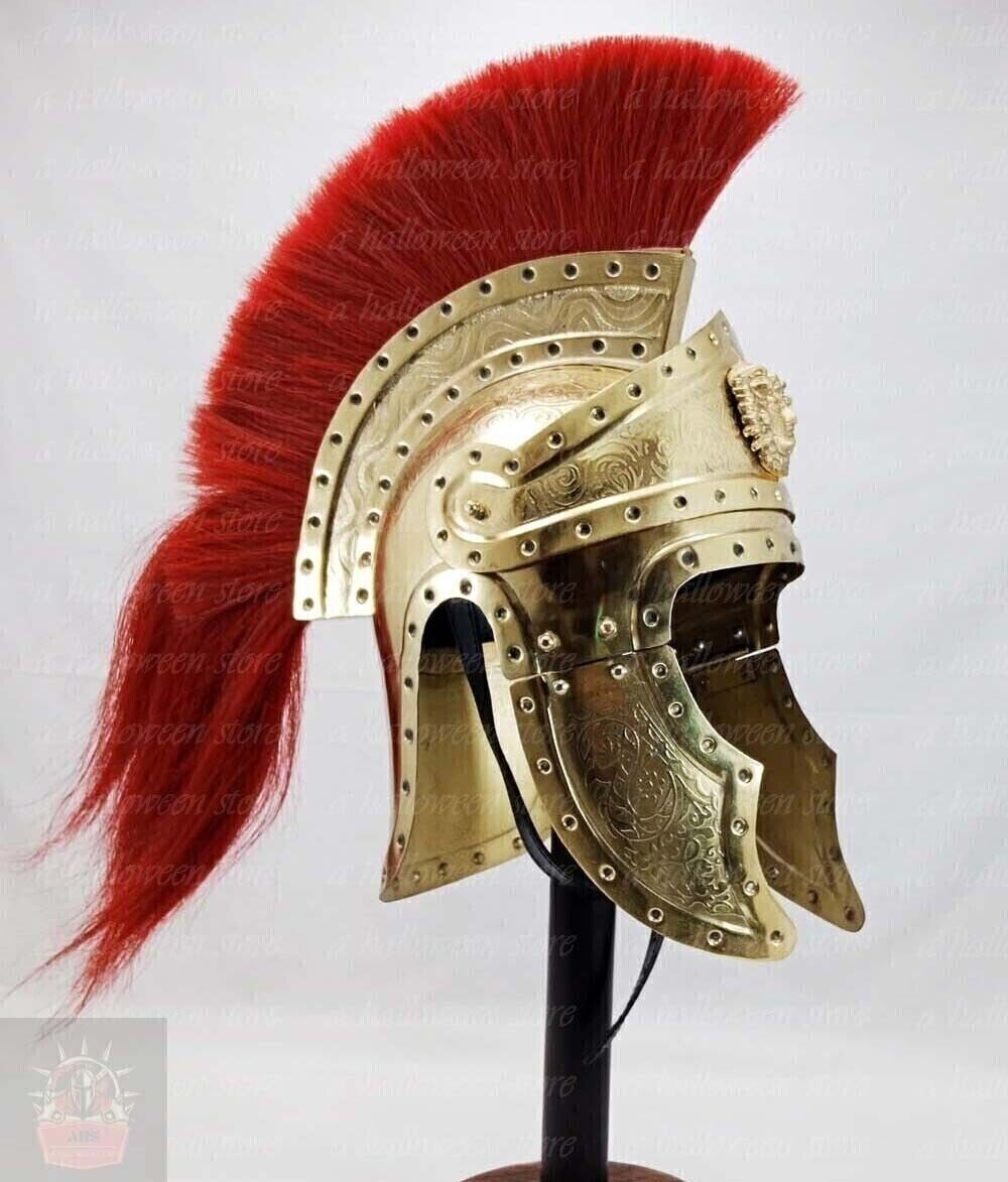 Medieval Roman Centurion Helmet Roman Design Engraved Helmet Reenactment Gift