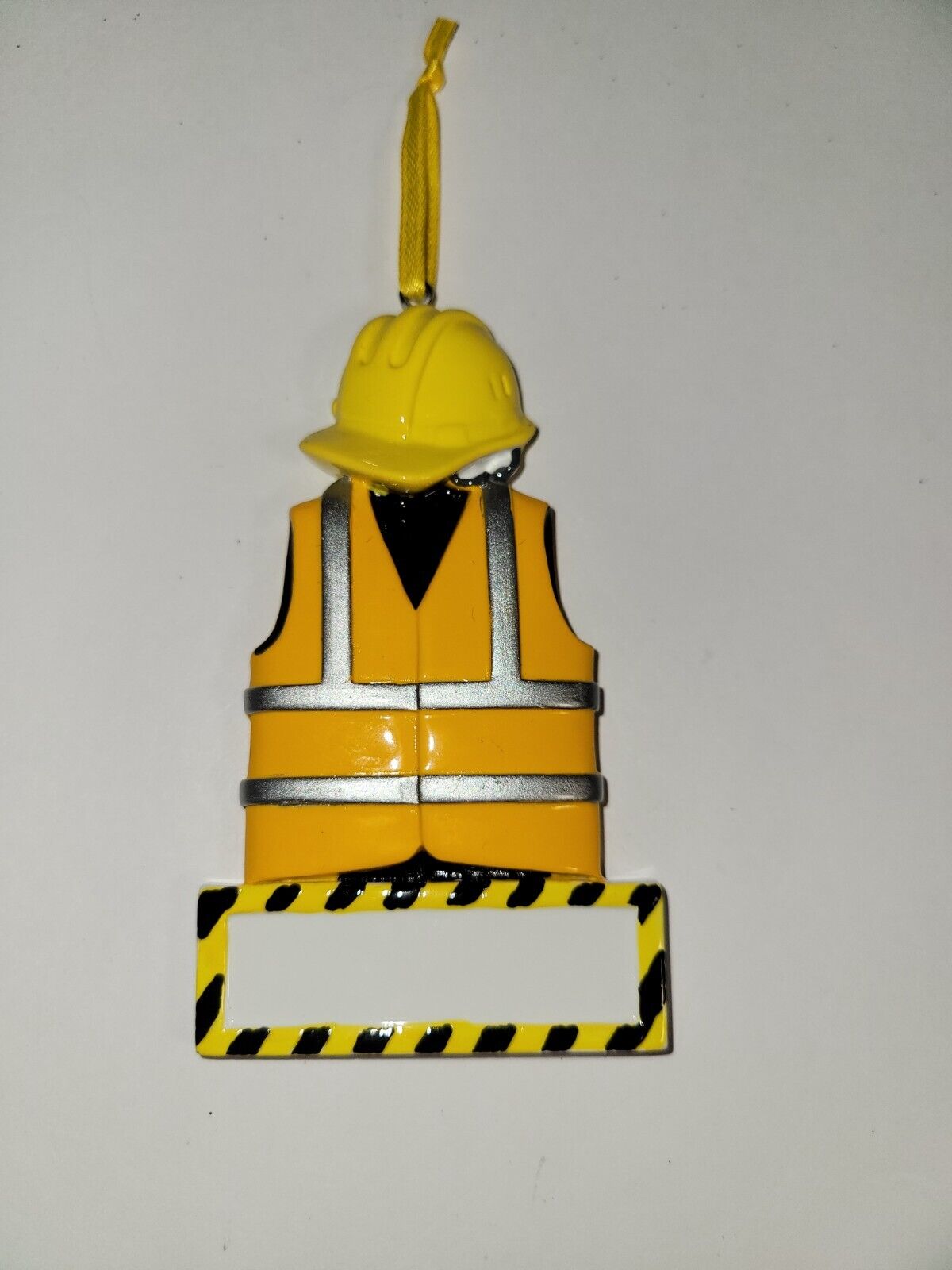 *New* Construction Worker  Personalized Christmas Ornament