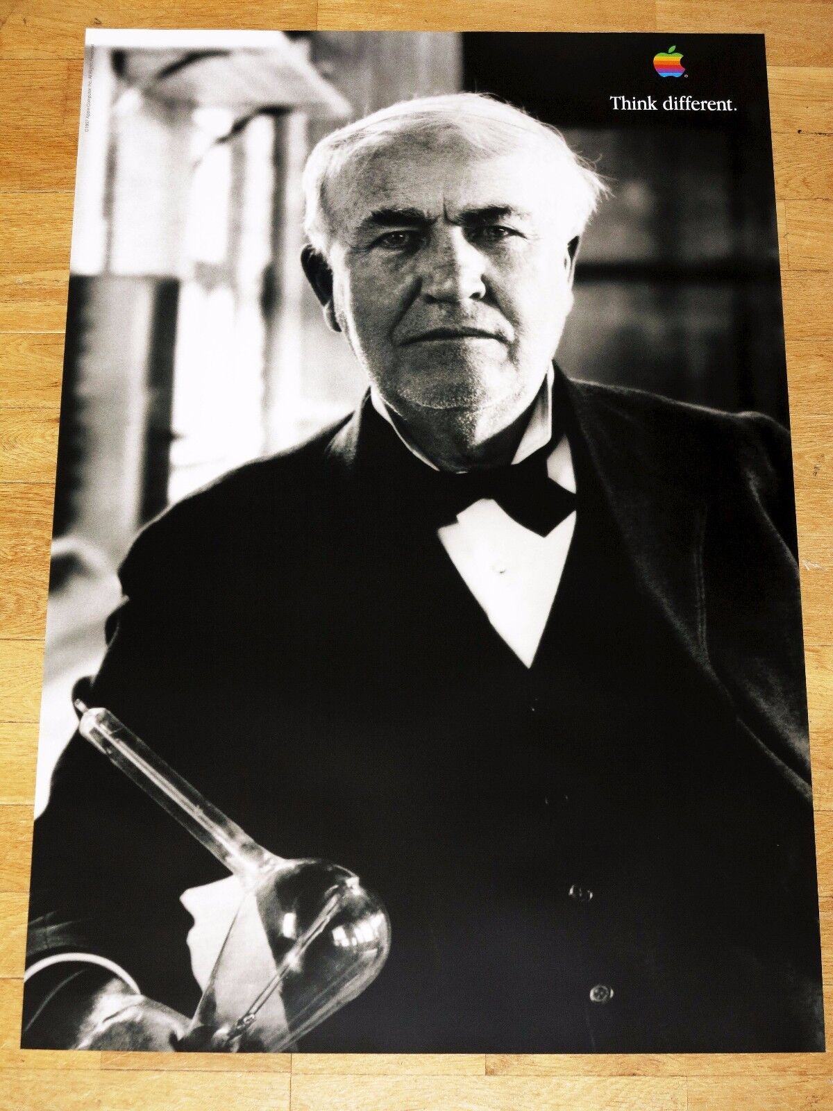 APPLE THINK DIFFERENT POSTER - THOMAS EDISON / 24 x 36 by STEVE JOBS 91 x 61 cm